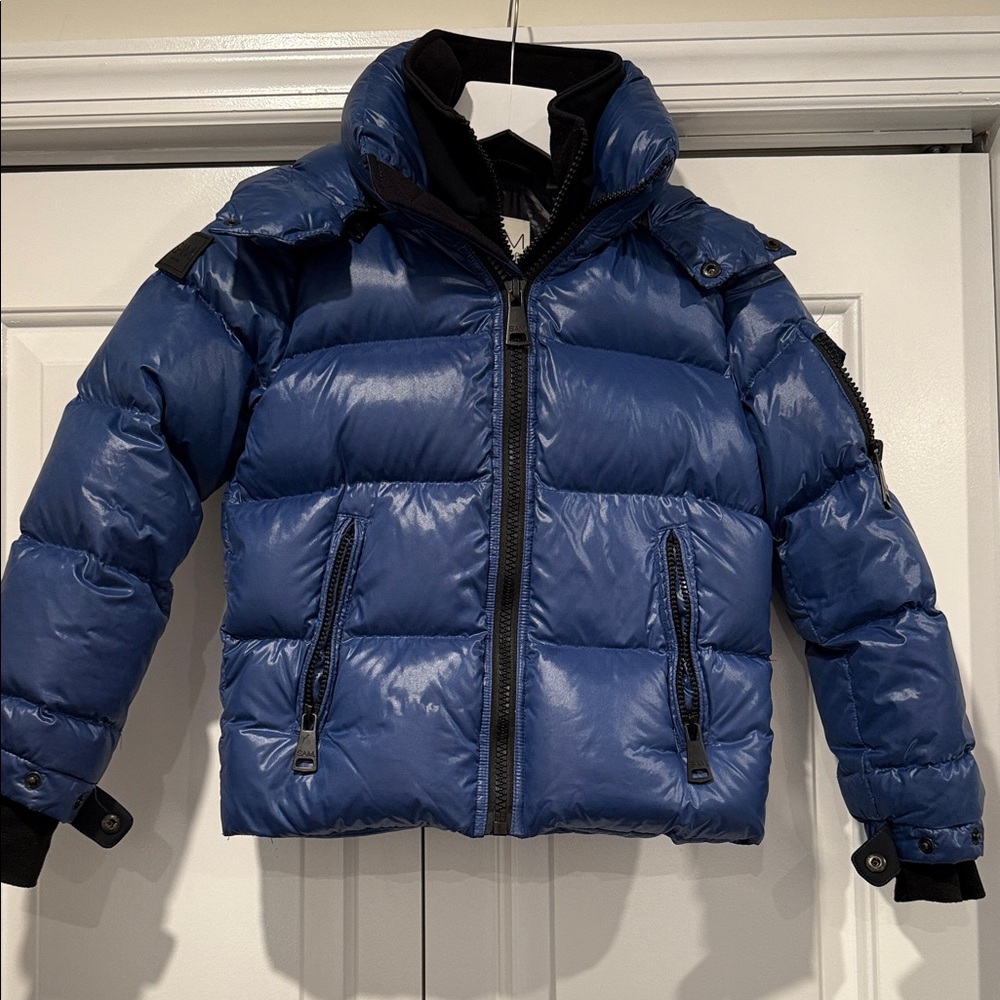 Kids Unisex SAM Blue Puffer Jacket